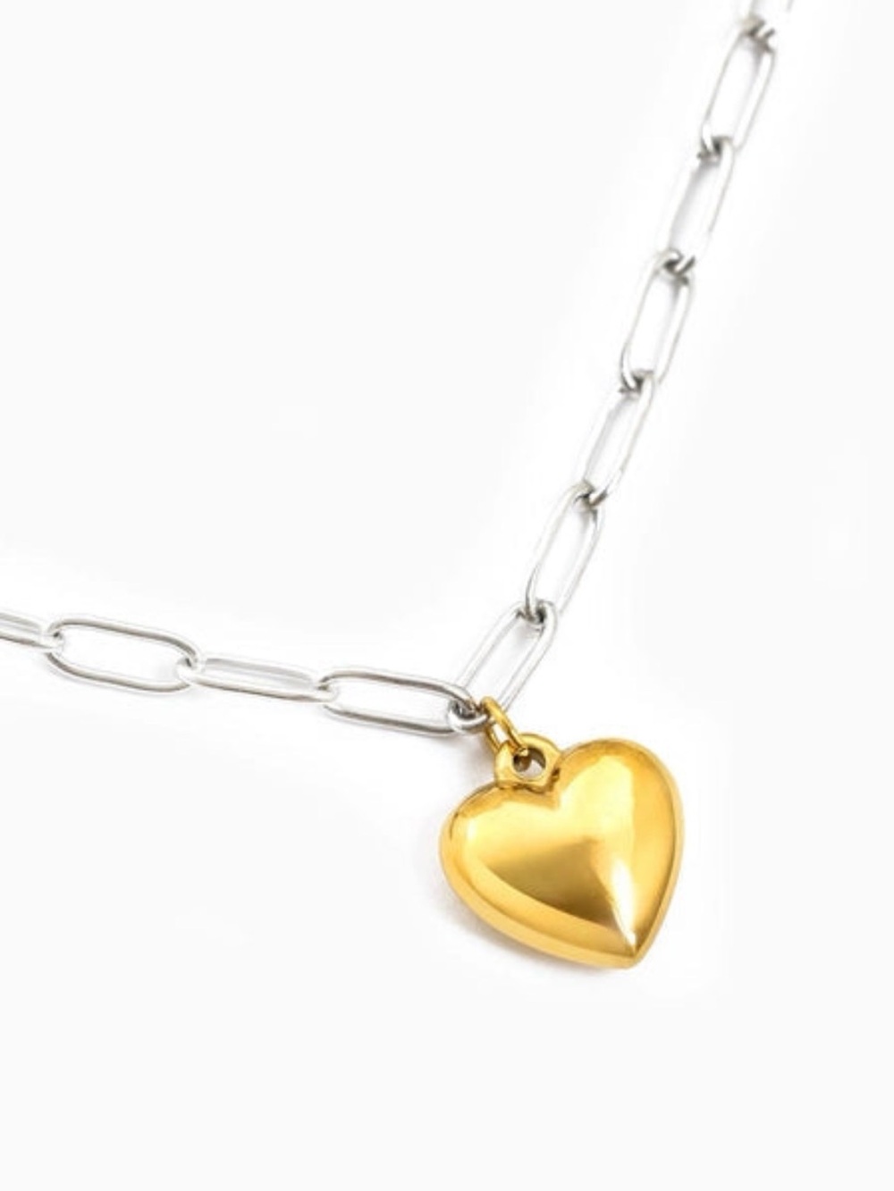 Heart of Gold Chain Necklace - Women Jewelry